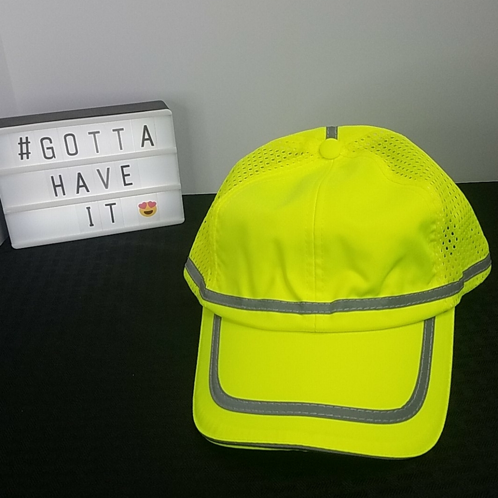 New Safety Highlight Yellow Hat Cap